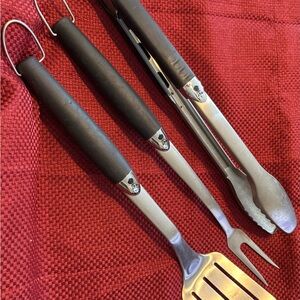Weber Black Stainless Steel BBQ Tool Set
